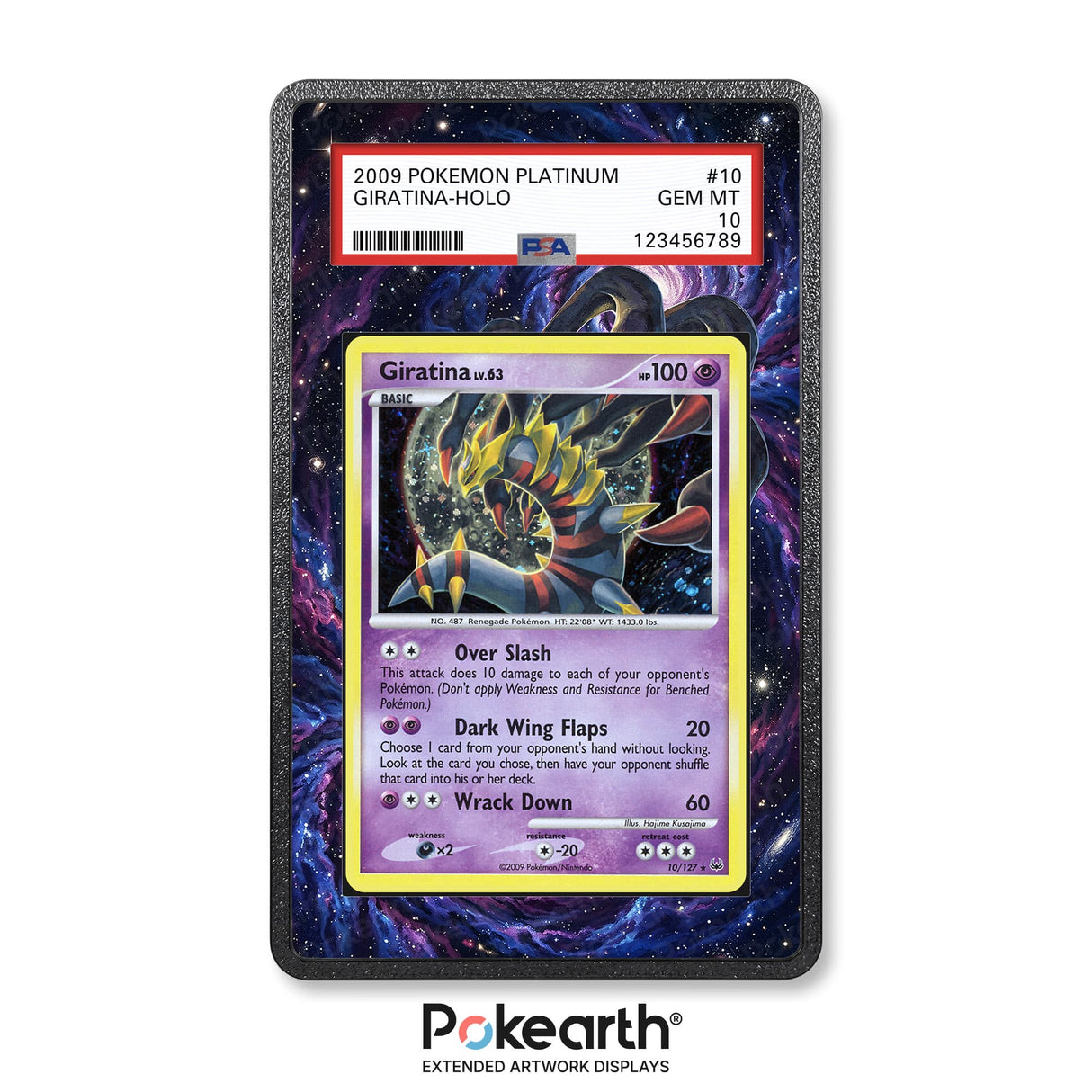 Giratina Lv.63 10/127 - Custodia con Artwork Esteso per Carte Gradate