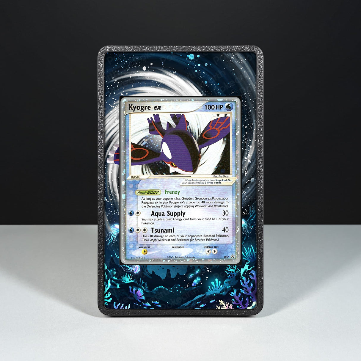 Kyogre ex 037 - Pokémon Extended Artwork Display Case