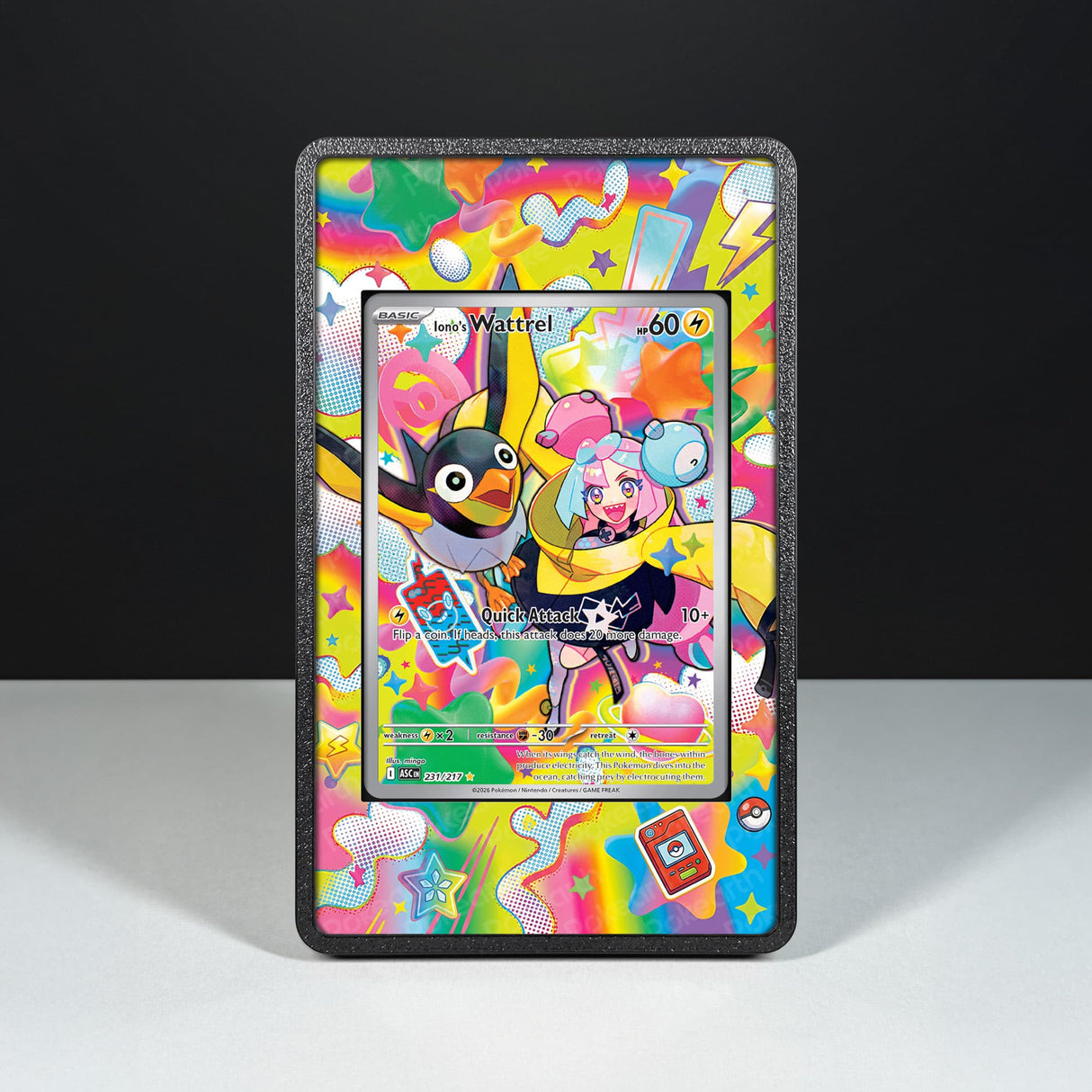 Iono's Wattrel 231/217 - Pokémon Extended Artwork Display Case