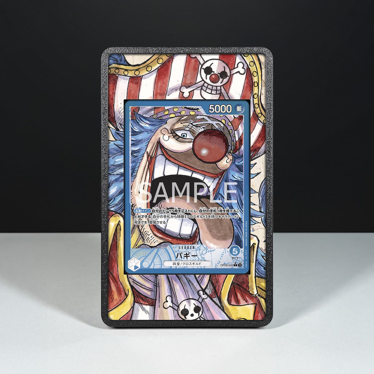 Buggy OP09-042 - Hülle mit erweitertem Artwork für One Piece Karten