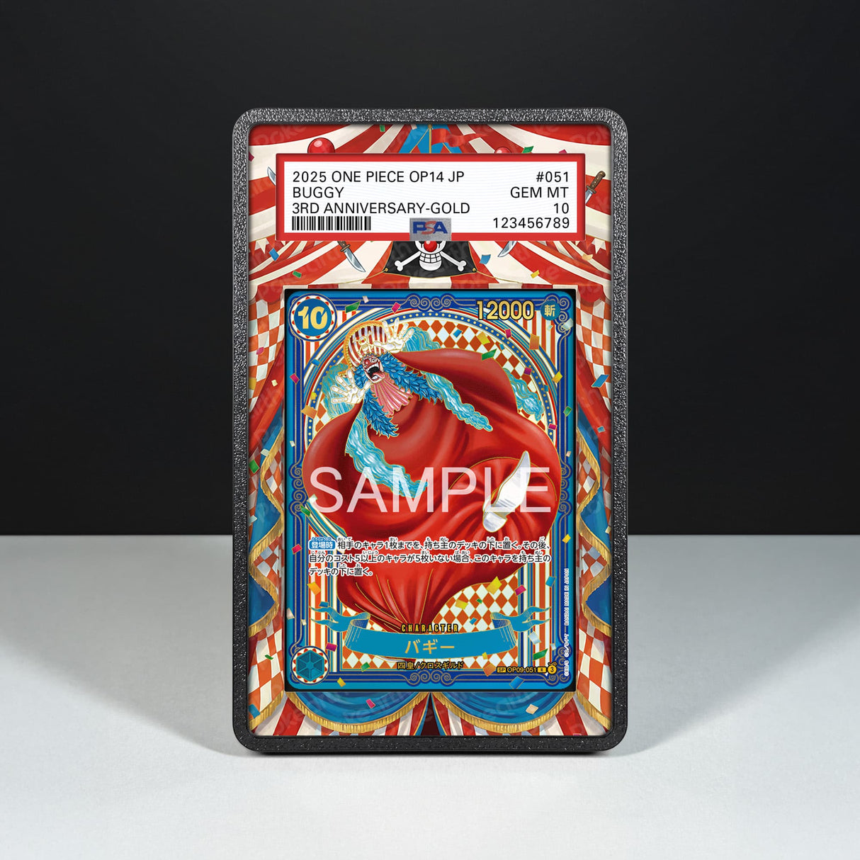 Buggy OP09-051 - Graded Card Extended Artwork Display Case