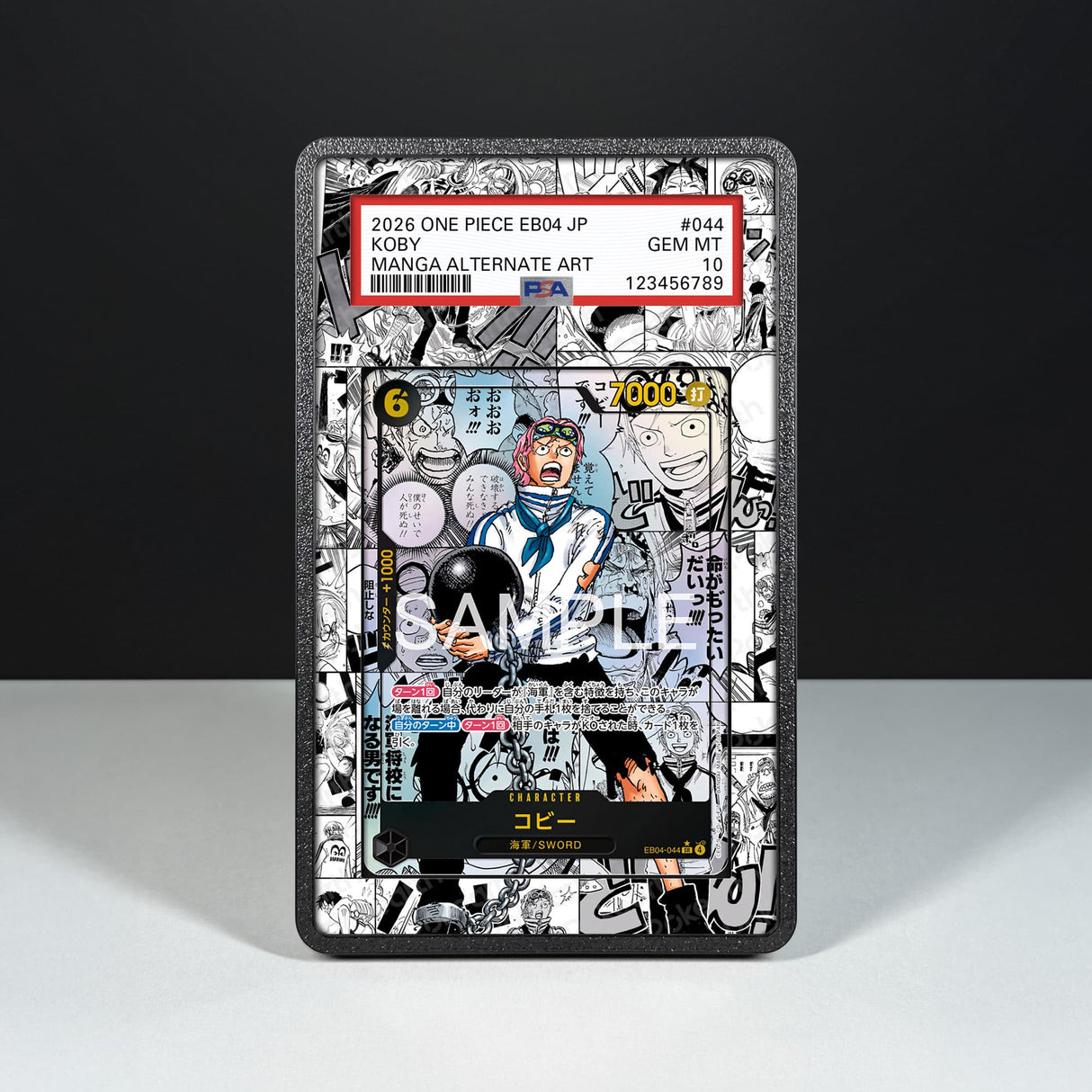 Koby EB04-044 Manga - Graded Card Extended Artwork Display Case