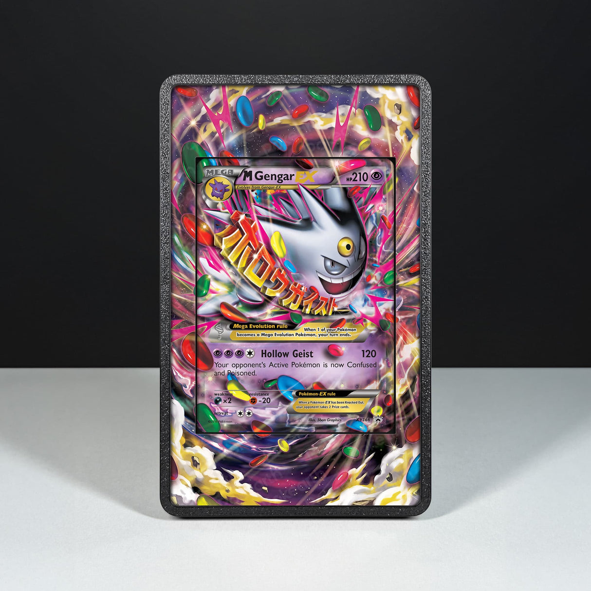 M Gengar EX XY166 - Pokémon Extended Artwork Display Case