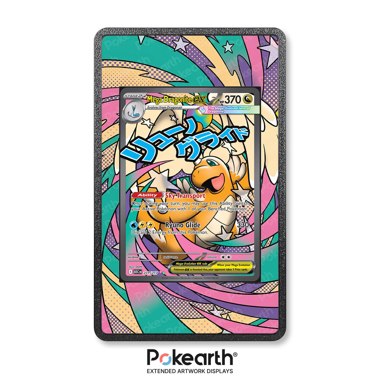 Mega Dragonite ex 271/217 - Case con Artwork Esteso per Carte Pokémon