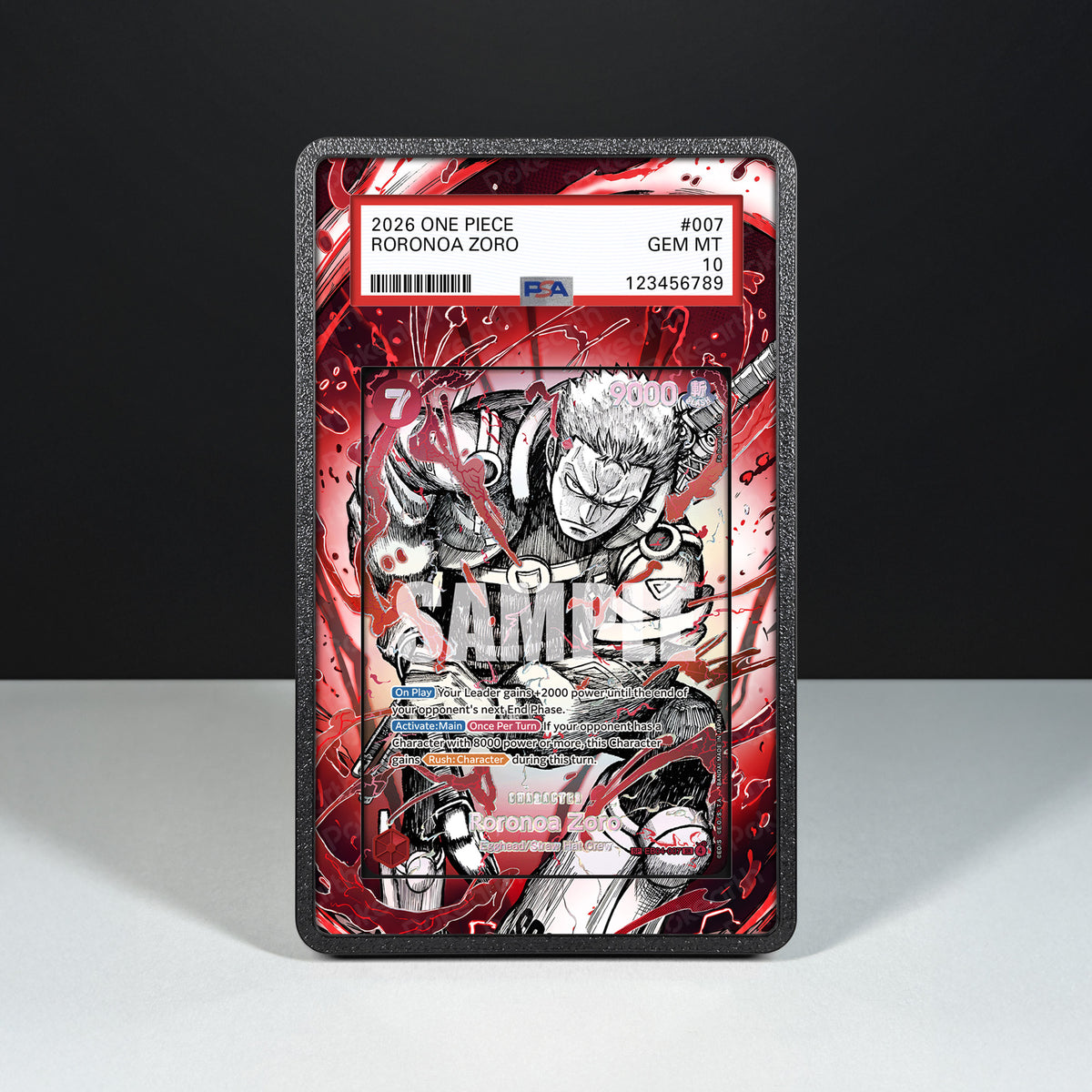 Roronoa Zoro EB04-007 - Case mit erweitertem Artwork für bewertete Karten