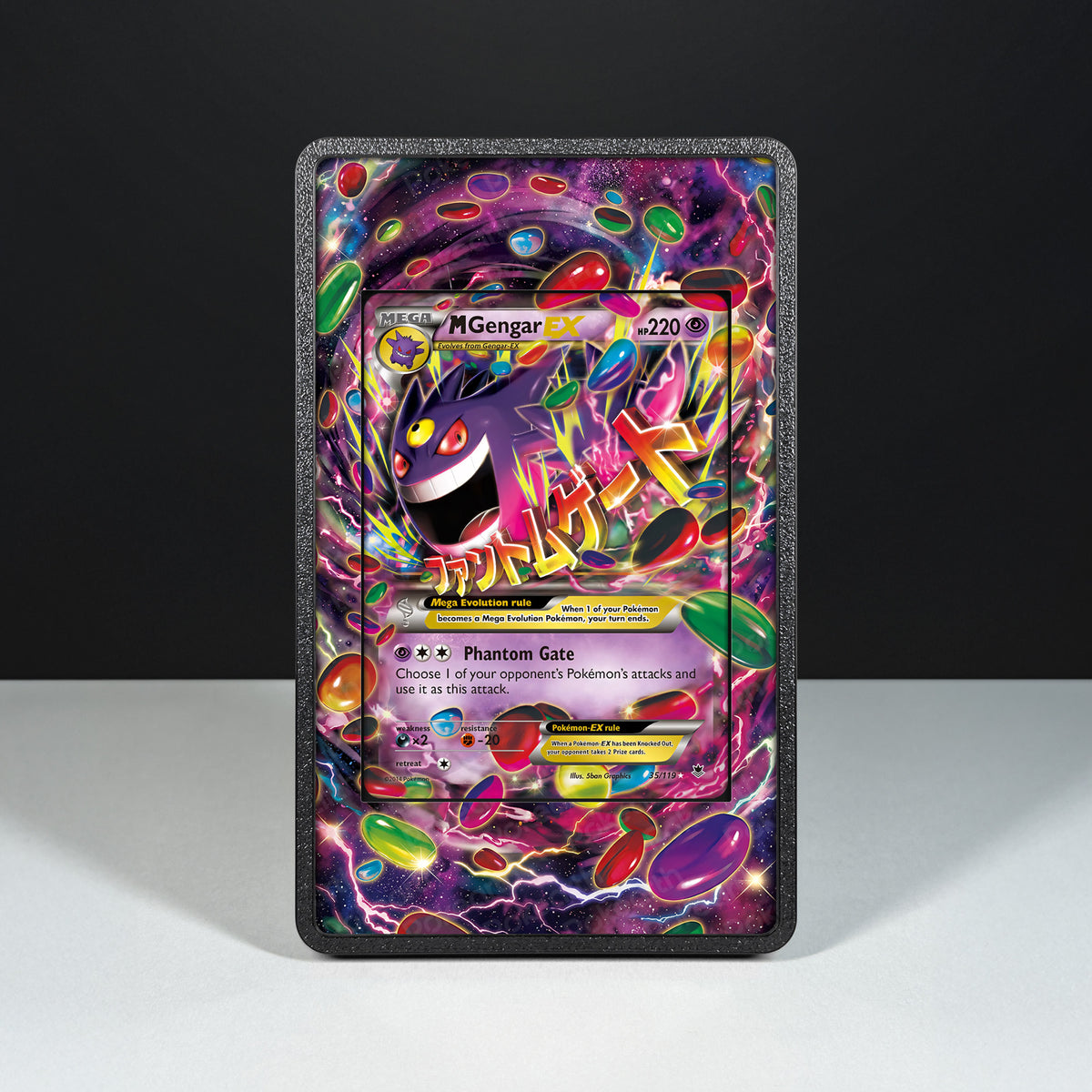 M Gengar-EX 35/119 - Hülle mit erweitertem Artwork für Pokémon-Karten