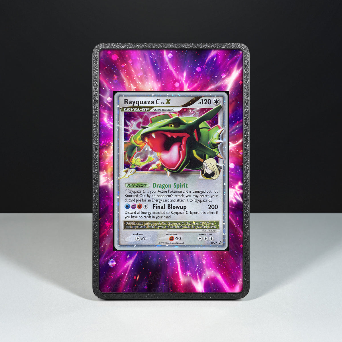 Rayquaza C Lv.X DP47 – Full-Art-Hülle für Pokémon-Karten