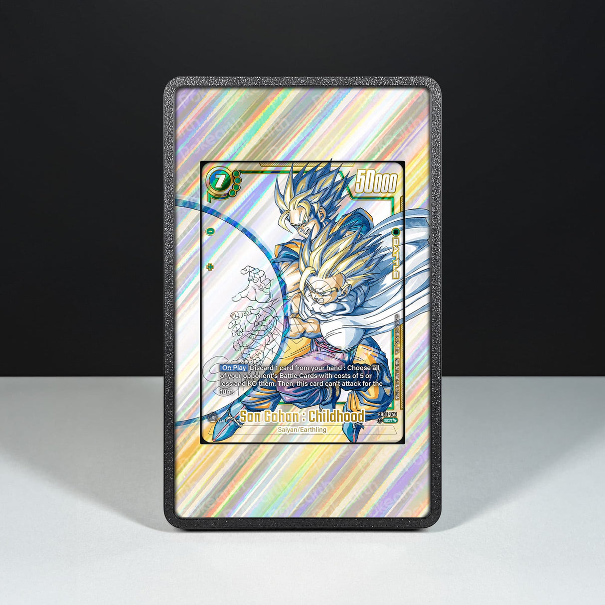 Son Gohan : Childhood FB01-140 - Custodia con Artwork Esteso per Carte Dragon Ball - Display Case Extended Artwork Pokearth