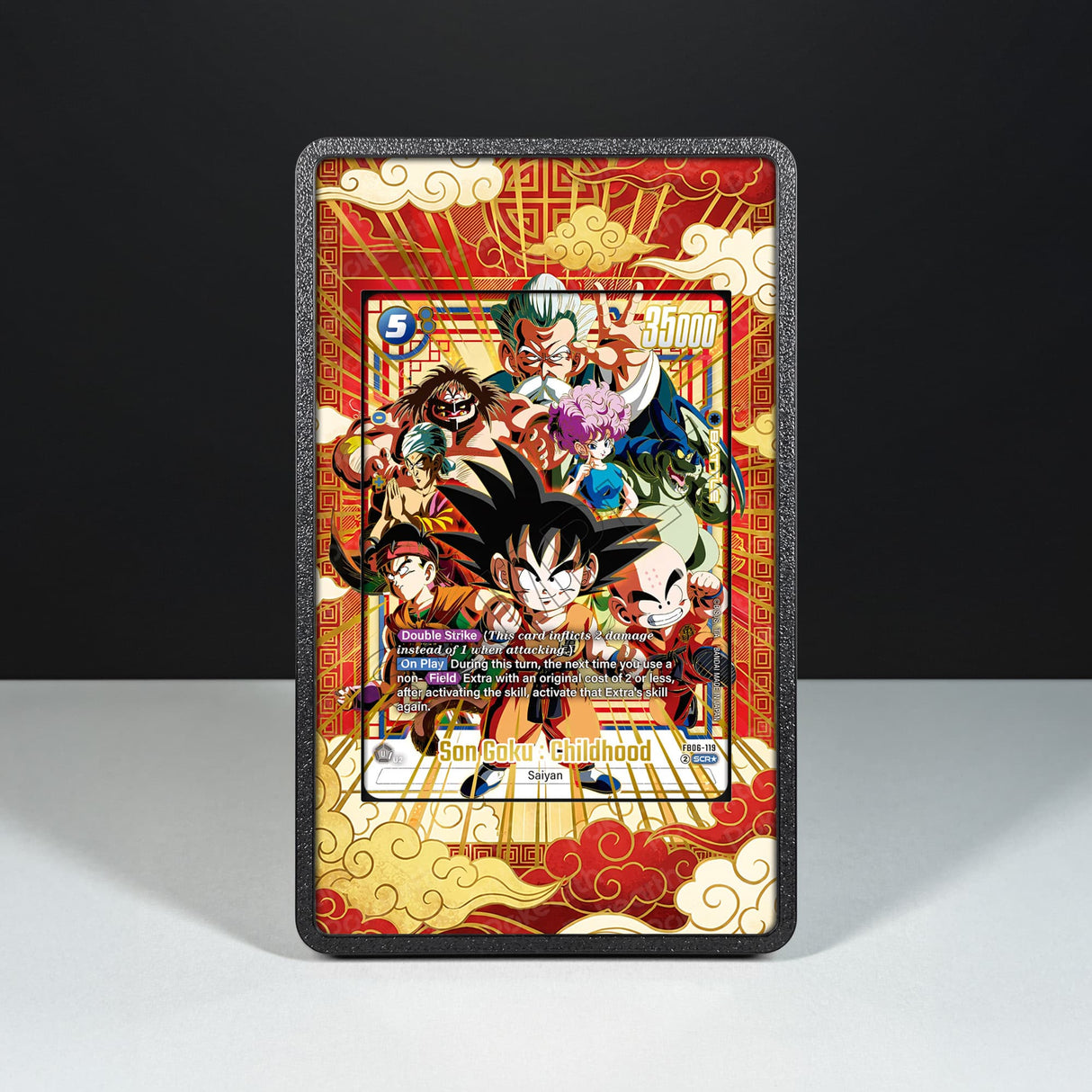 Son Goku : Childhood FB06-119 - Custodia con Artwork Esteso per Carte Dragon Ball - Display Case Extended Artwork Pokearth