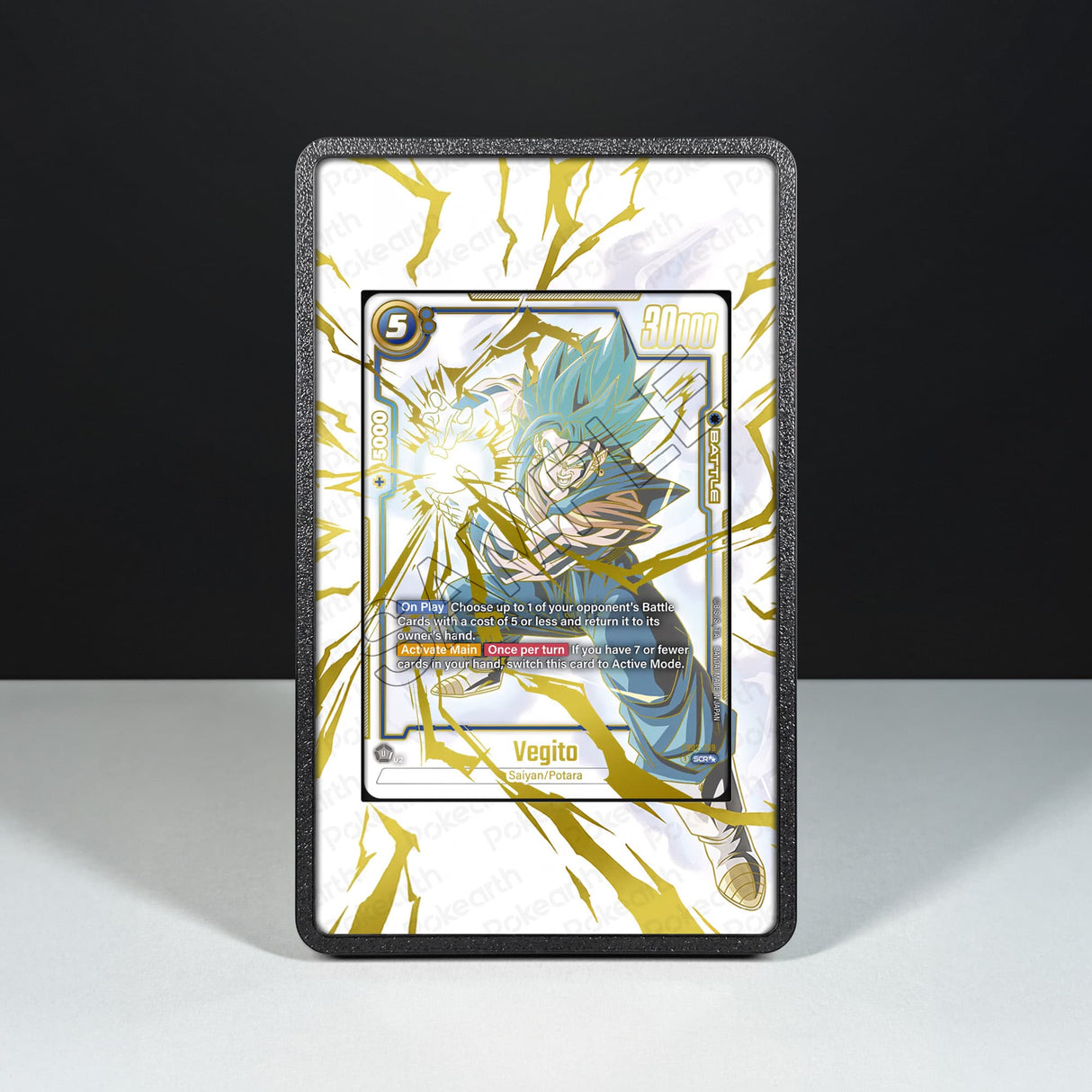 Vegeth FB02-139 - Custodia con Artwork Esteso per Carte Dragon Ball - Display Case Extended Artwork Pokearth