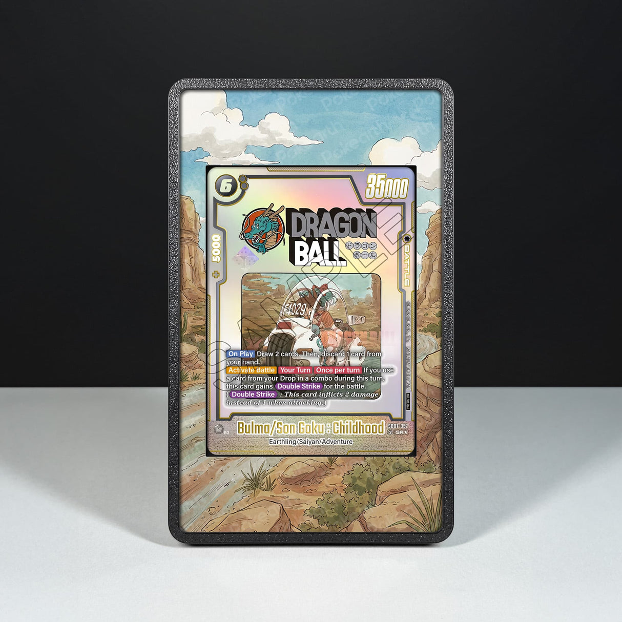 Bulma/Son Goku : Childhood SB01-057 - Custodia con Artwork Esteso per Carte Dragon Ball - Display Case Extended Artwork Pokearth