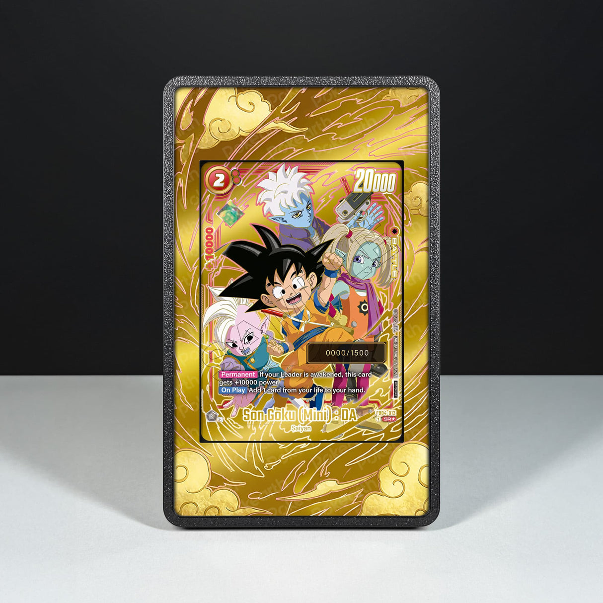 Son Goku (Mini) : DA FB04-012 - Custodia con Artwork Esteso per Carte Dragon Ball - Display Case Extended Artwork Pokearth