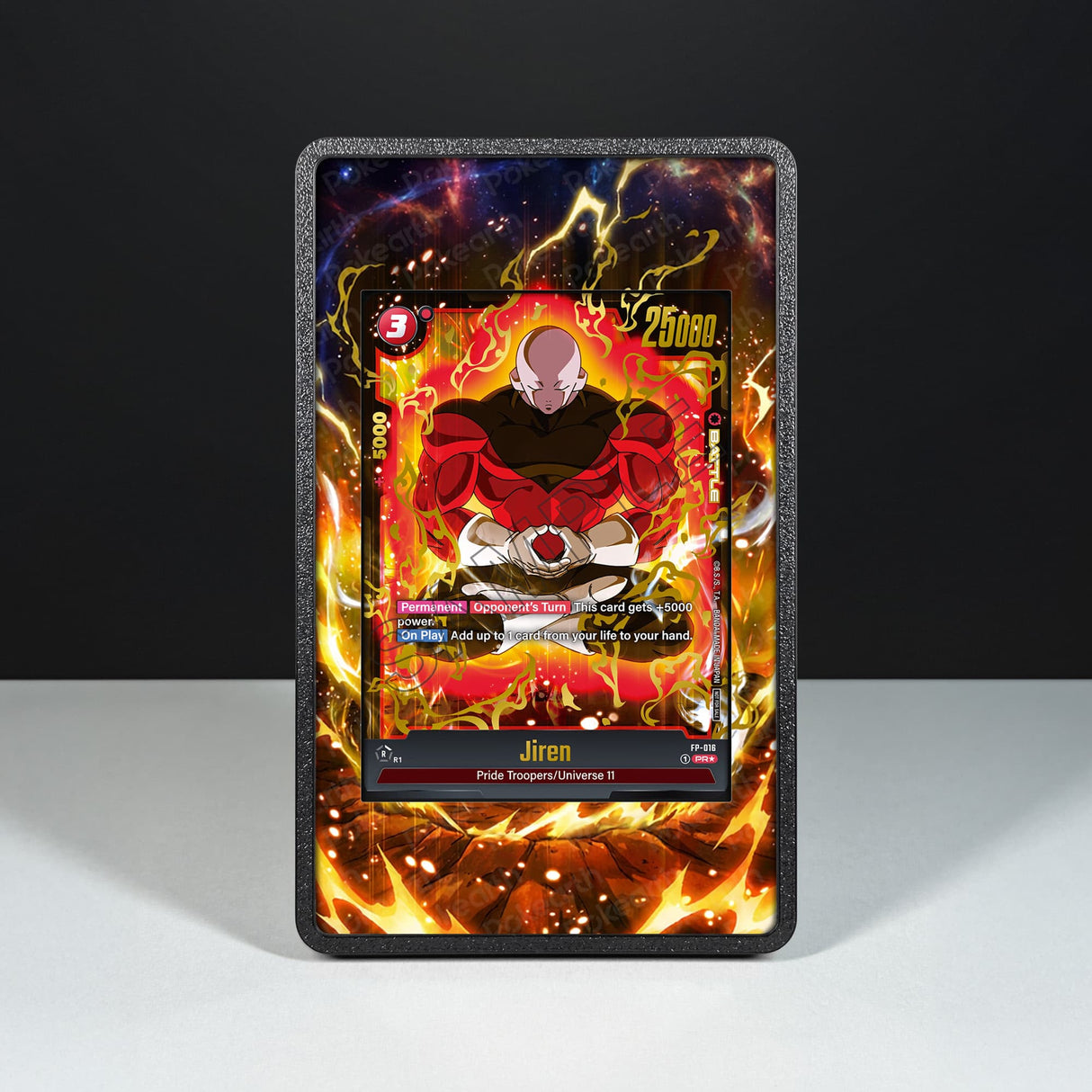 Jiren FP-016 - Custodia con Artwork Esteso per Carte Dragon Ball - Display Case Extended Artwork Pokearth