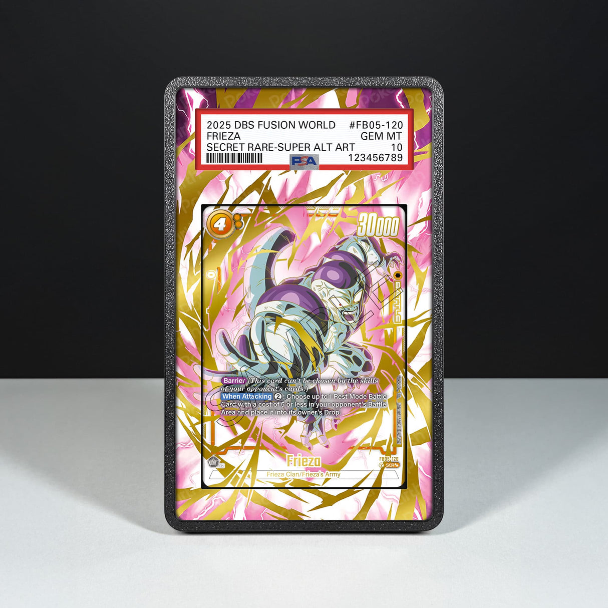 Frieza FB05-120 - Graded Card Extended Artwork Display Case - Display Case Extended Artwork Pokearth