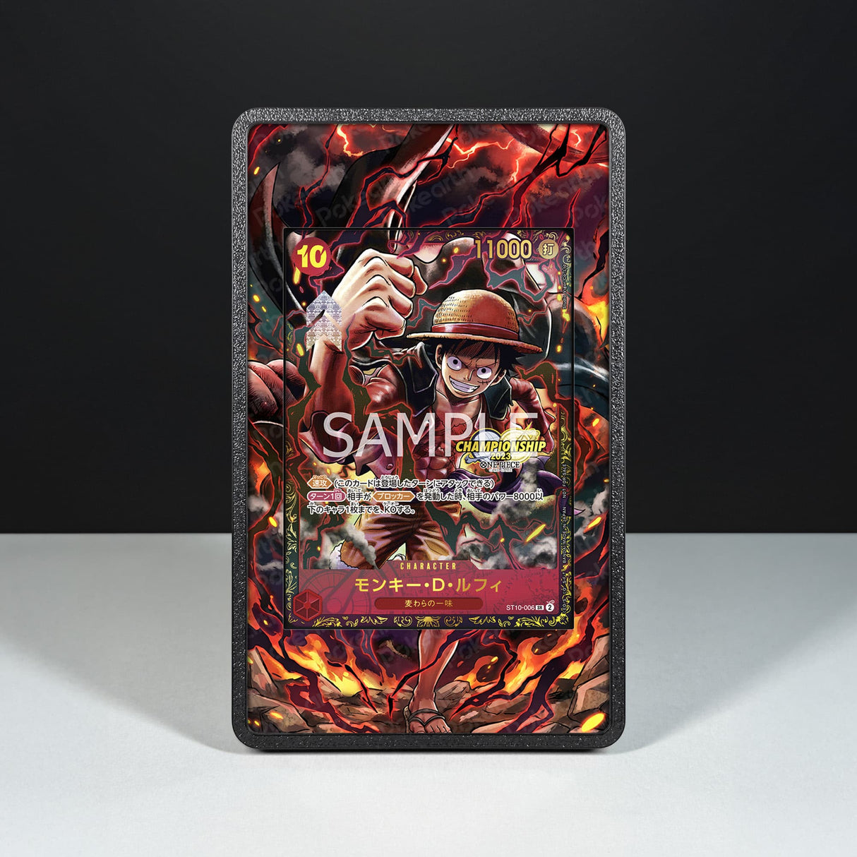 Monkey.D. Luffy ST10-006 - One Piece Extended Artwork Display Case - Display Case Extended Artwork Pokearth