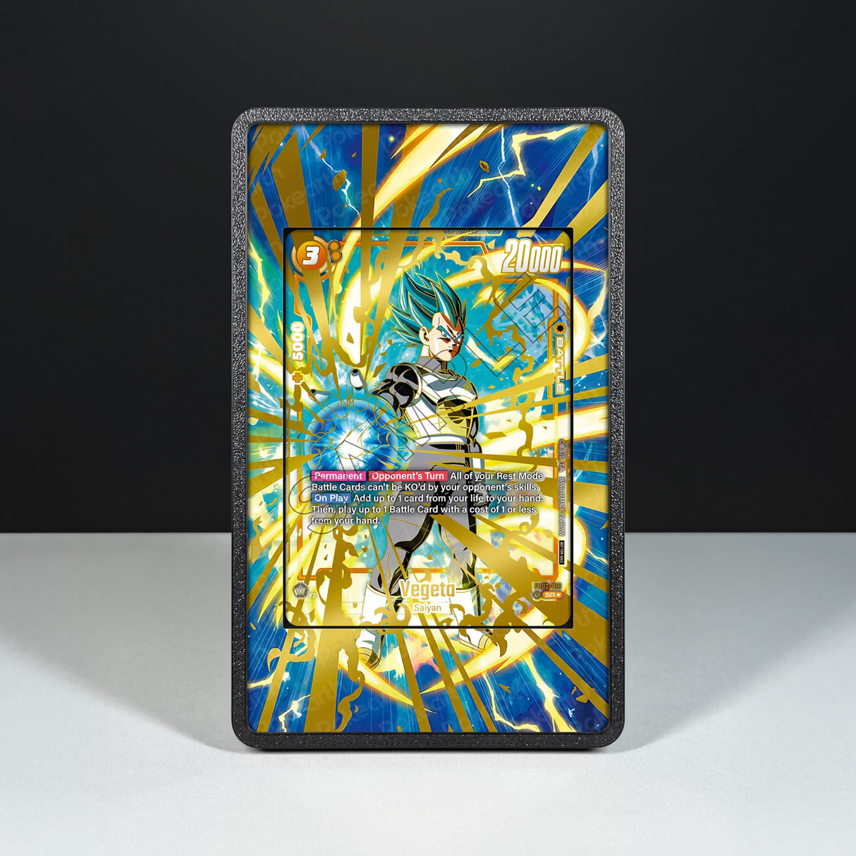Vegeta FB02-133 - Custodia con Artwork Esteso per Carte Dragon Ball - Display Case Extended Artwork Pokearth