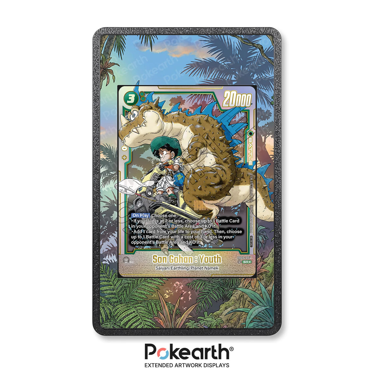 Son Gohan : Youth FB05-054 - Custodia con Artwork Esteso per Carte Dragon Ball - Display Case Extended Artwork Pokearth