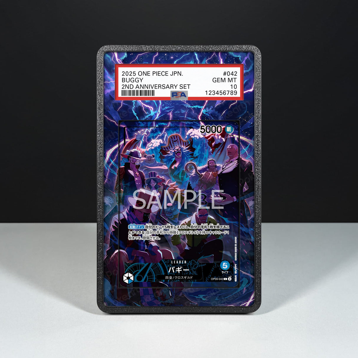 Buggy OP09-042 - Custodia con Artwork Esteso per Carte Gradate - Display Case Extended Artwork Pokearth