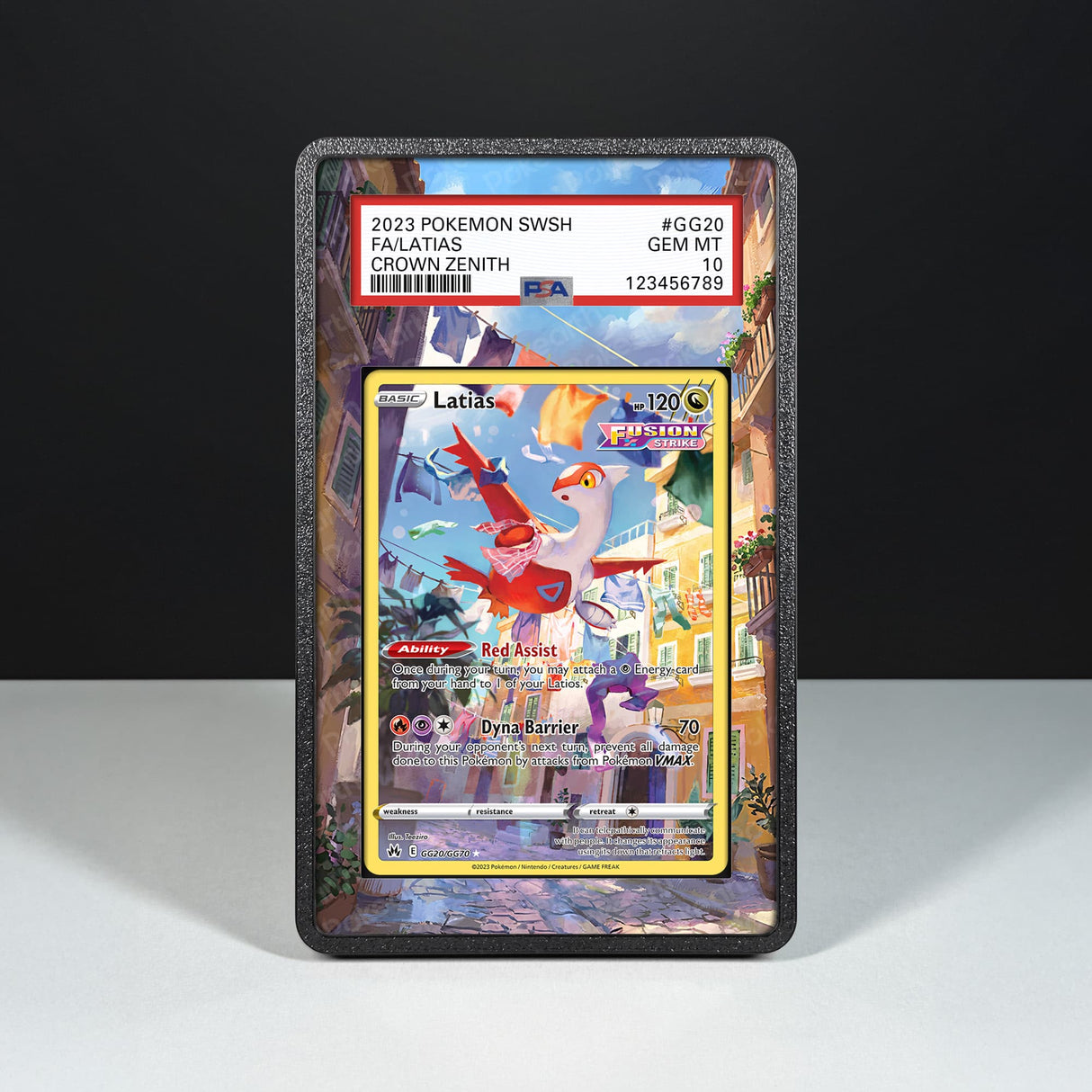 Latias GG20/GG70 - Graded Card Extended Artwork Display Case - Display Case Extended Artwork Pokearth