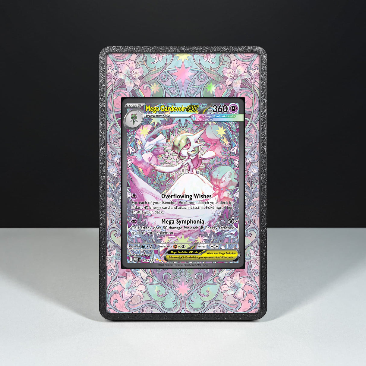 Mega Gardevoir ex 178/132 - Custodia con Artwork Esteso per Carte Pokémon - Display Case Extended Artwork Pokearth