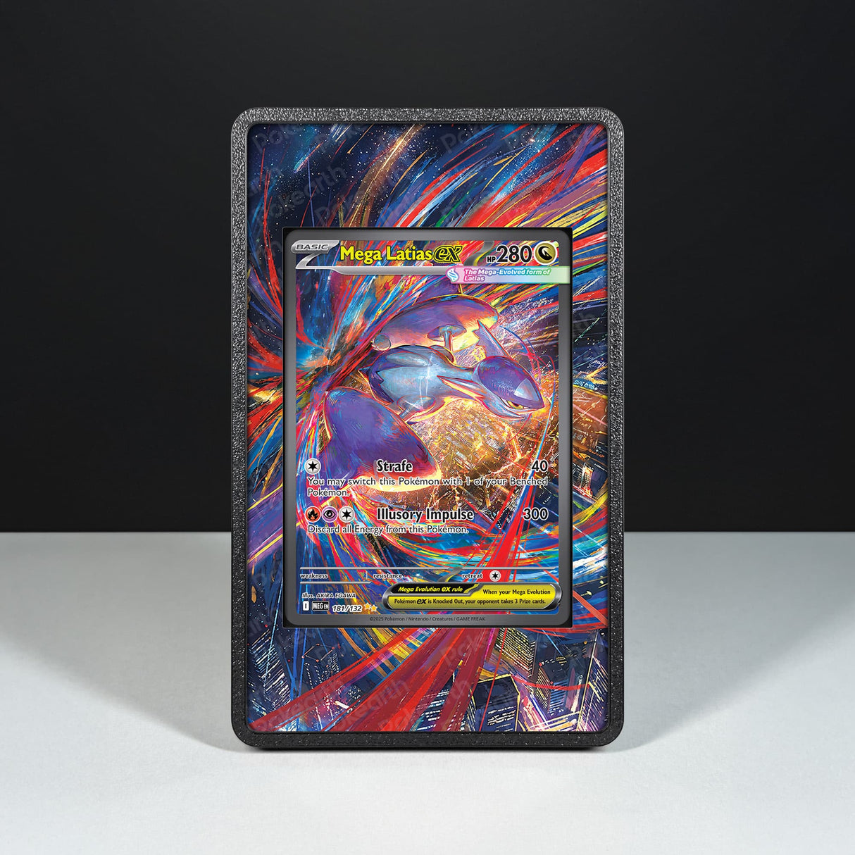 Mega Latias ex 181/132 - Custodia con Artwork Esteso per Carte Pokémon - Display Case Extended Artwork Pokearth