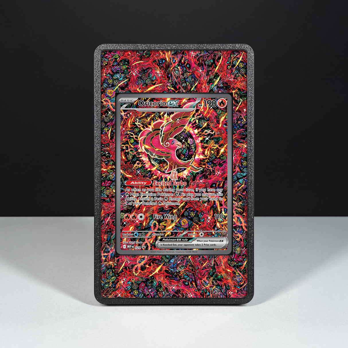 Oricorio ex MEP 024 - Custodia con Artwork Esteso per Carte Pokémon - Display Case Extended Artwork Pokearth