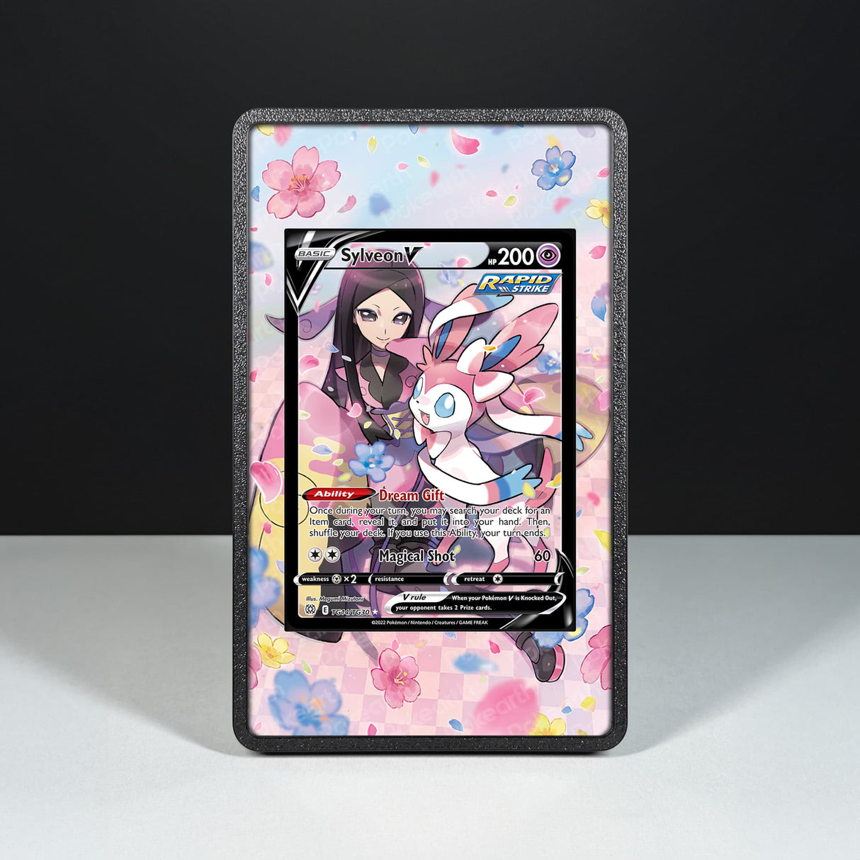 Sylveon V TG14/TG30 - Pokémon Extended Artwork Display Case - Display Case Extended Artwork Pokearth