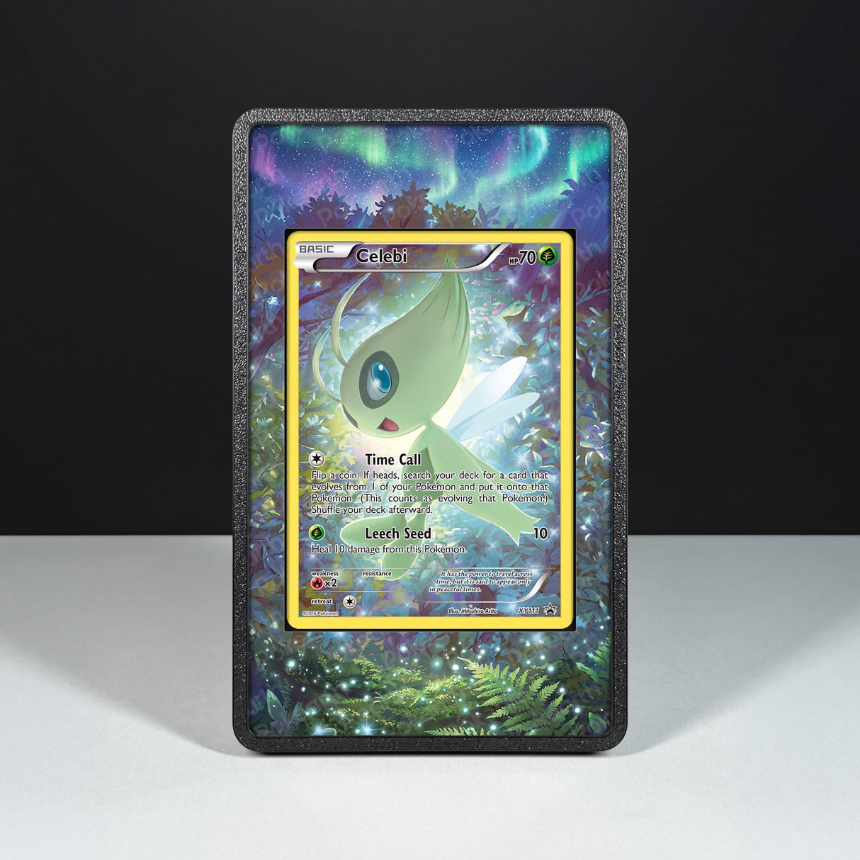 Celebi XY111 - Custodia con Artwork Esteso per Carte Pokémon - Display Case Extended Artwork Pokearth