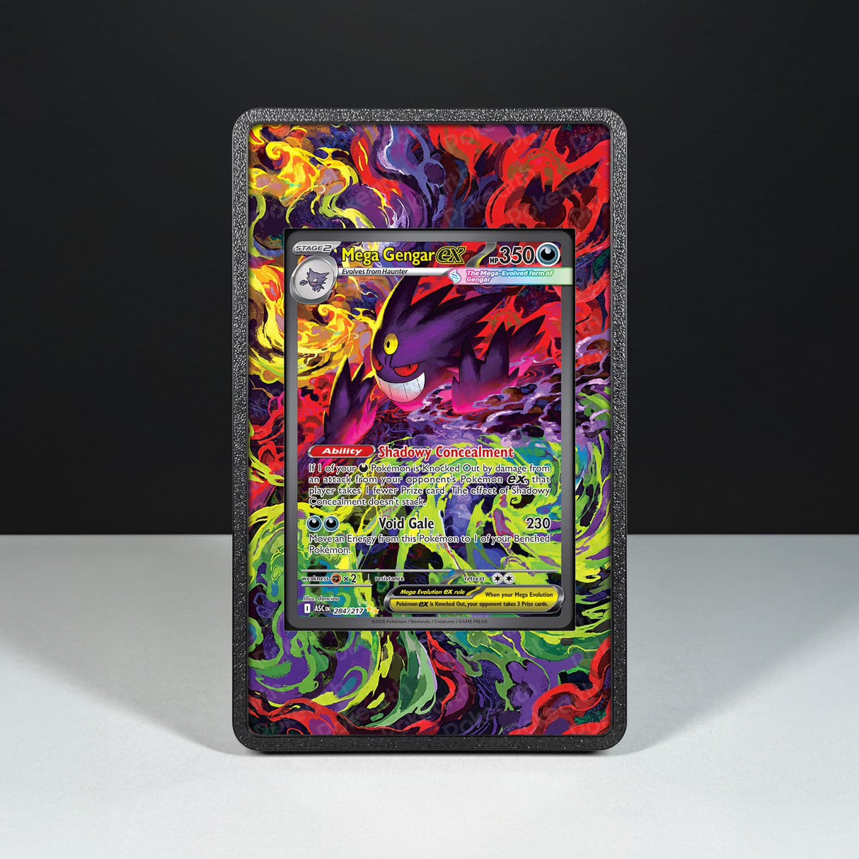 Mega Gengar ex 284/217 - Custodia con Artwork Esteso per Carte Pokémon - Display Case Extended Artwork Pokearth