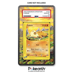 Cubone 103/165 - Custodia con Artwork Esteso per Carte Gradate