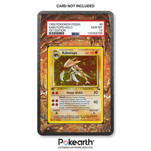 Kabutops 9/62 - Graded Card Extended Artwork Display Case