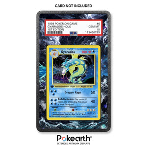 Gyarados 6/102 - Graded Card Extended Artwork Display Case