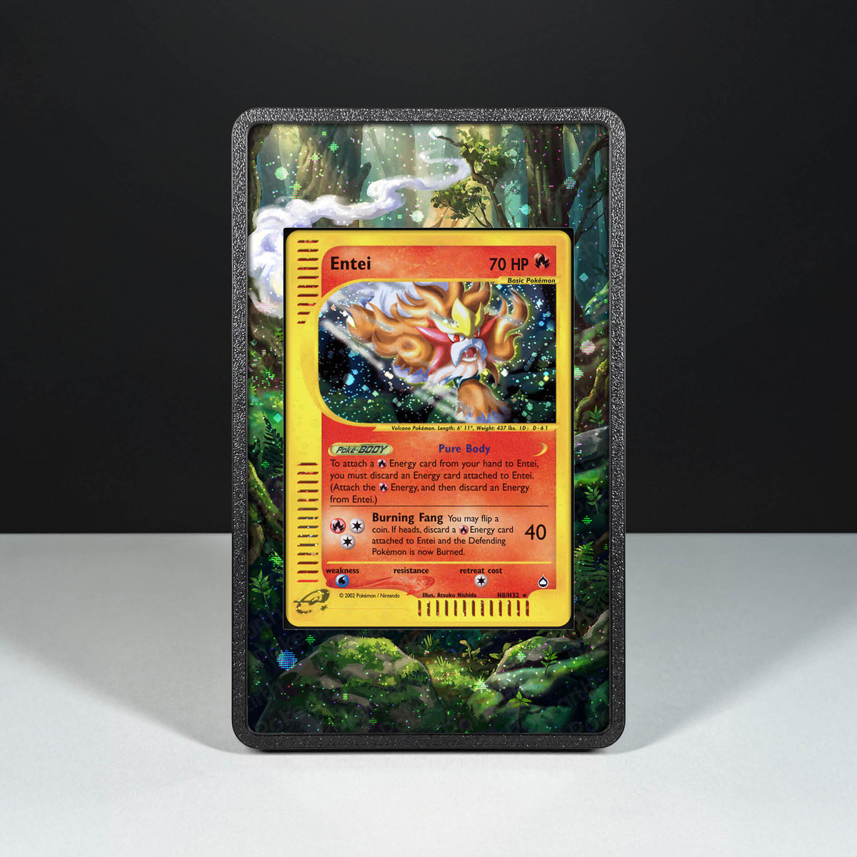Entei H8/H32 - Custodia con Artwork Esteso per Carte Pokémon