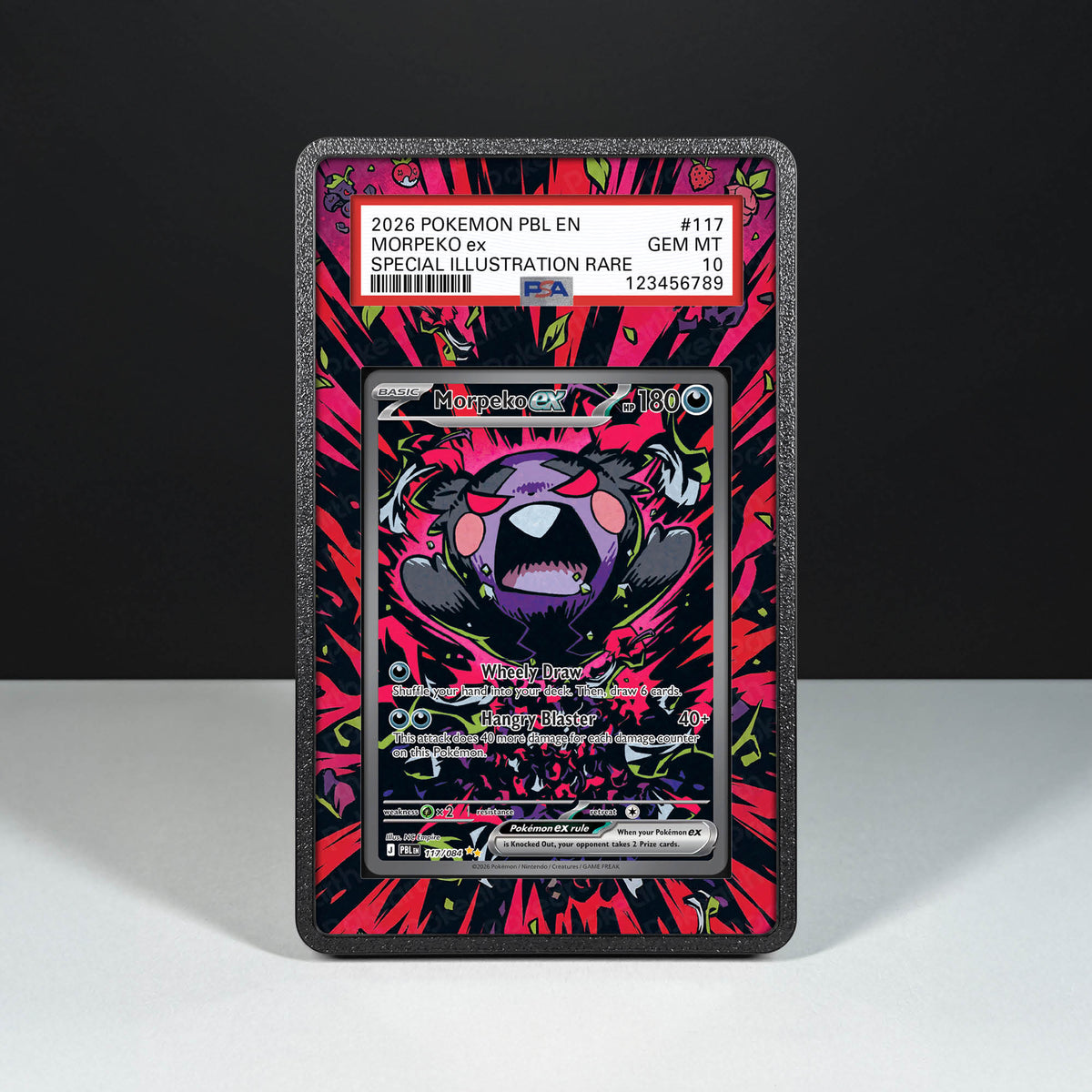 Morpeko ex 117/084 - Custodia con Artwork Esteso per Carte Gradate