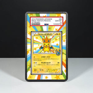 Mega Tokyo's Pikachu XY-P 098 - Custodia con Artwork Esteso per Carte Gradate