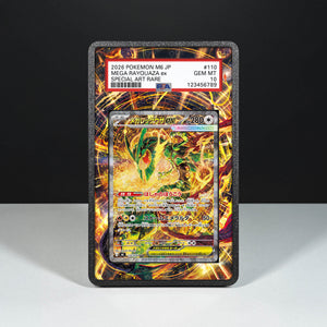 Mega Rayquaza ex 110/076 - Custodia con Artwork Esteso per Carte Gradate