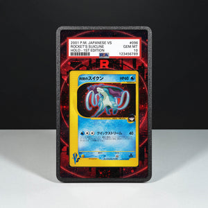 Rocket's Suicune 096/141 - Case mit erweitertem Artwork für bewertete Karten