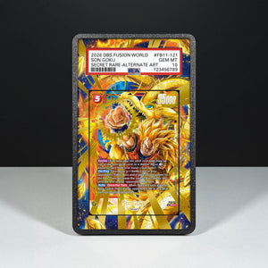 Son Goku FB11-121 - Custodia con Artwork Esteso per Carte Gradate