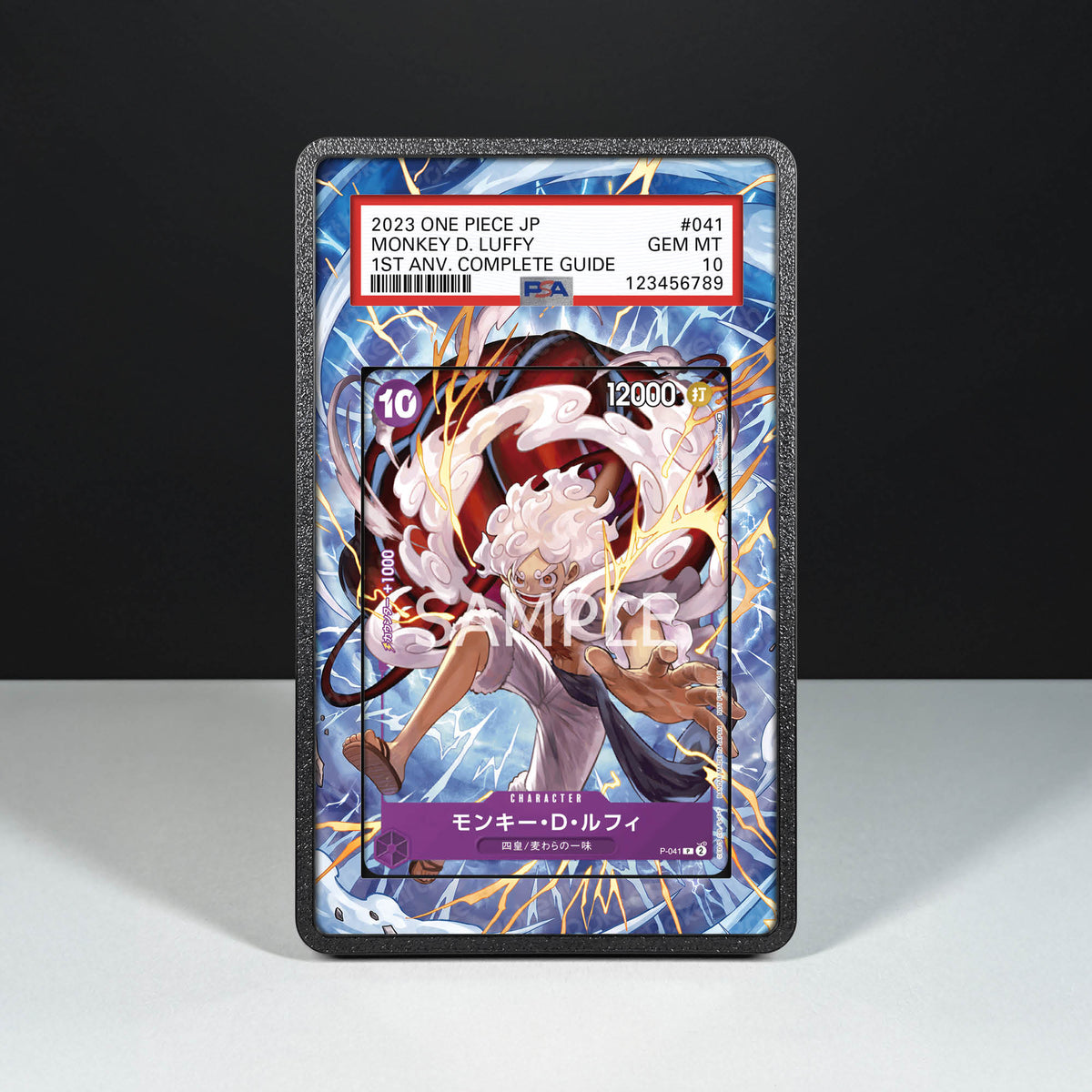 Monkey D. Luffy P-041 - Hülle mit erweitertem Artwork für bewertete Karten