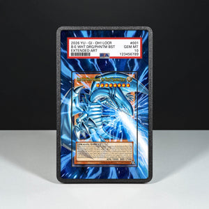 Blue-Eyes White Dragon, the White Phantom Beast 001 - Graded Card Extended Artwork Display Case