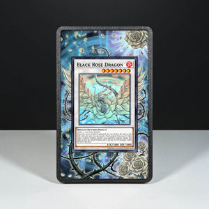 Schwarzer Rosendrache 039 Ghost Rare – Hülle mit erweitertem Artwork für Yu-Gi-Oh!-Karten