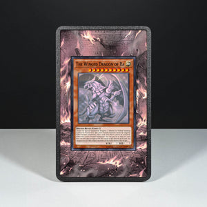 Geflügelter Drache des Ra 000 Ghost Rare - Case mit erweitertem Artwork für Yu-Gi-Oh! Karten