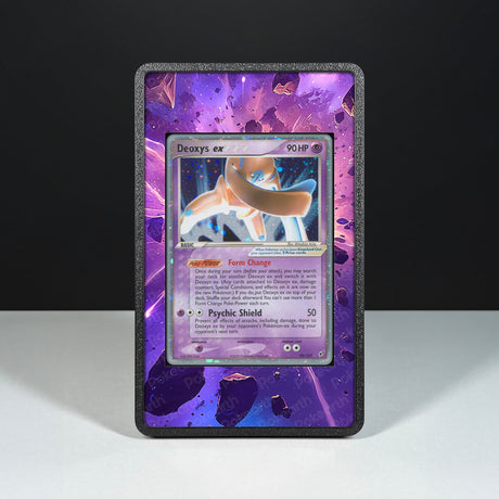 Deoxys ex 99/107 - Custodia con Artwork Esteso per Carte Pokémon - Display Case Extended Artwork Pokearth