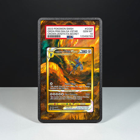 Dialga V STAR GG68/GG70 - Graded Card Extended Artwork Display Case - Display Case Extended Artwork Pokearth