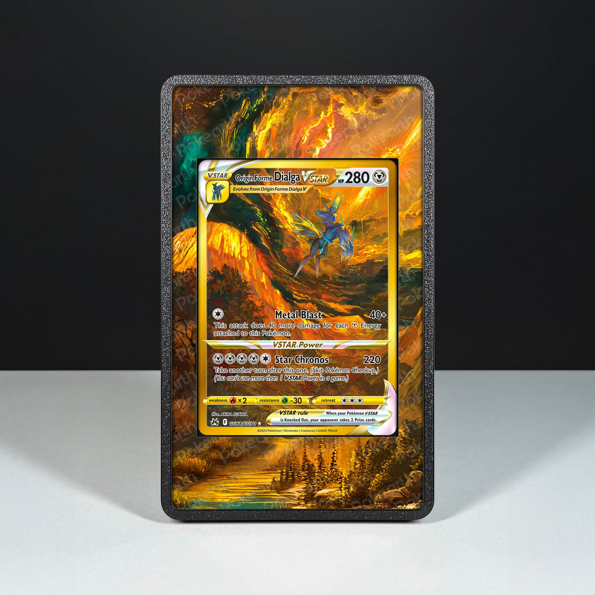 Dialga V ASTRO GG68/GG70 - Custodia con Artwork Esteso per Carte Pokémon - Display Case Extended Artwork Pokearth