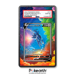 Dialga V 177/189 - Graded Card Extended Artwork Display Case - Display Case Extended Artwork Pokearth