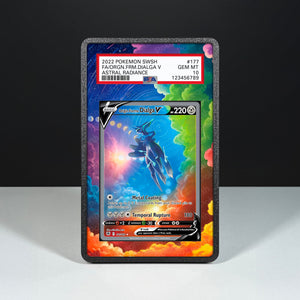 Dialga V 177/189 - Graded Card Extended Artwork Display Case - Display Case Extended Artwork Pokearth