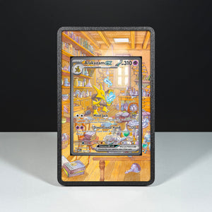 Alakazam ex 201/165 - Custodia con Artwork Esteso per Carte Pokémon - Display Case Extended Artwork Pokearth