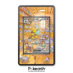 Alakazam ex 201/165 - Custodia con Artwork Esteso per Carte Pokémon - Display Case Extended Artwork Pokearth
