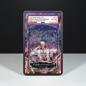 Donquixote Doflamingo OP04-019 - Graded Card Extended Artwork Display Case - Display Case Extended Artwork Pokearth